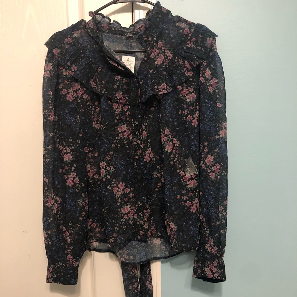 American Eagle Sheer Blouse